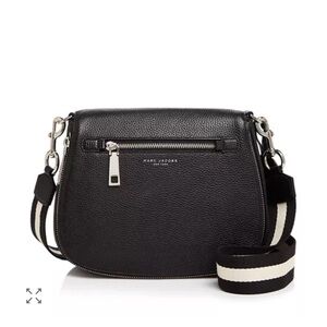 Marc Jacobs Gotham City Saddle Bag Black
